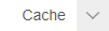 toolbar cache arrow