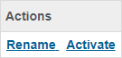 code version actions